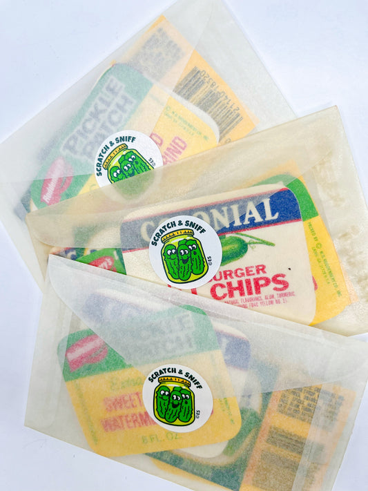 “Pickle lovers” vintage label collection