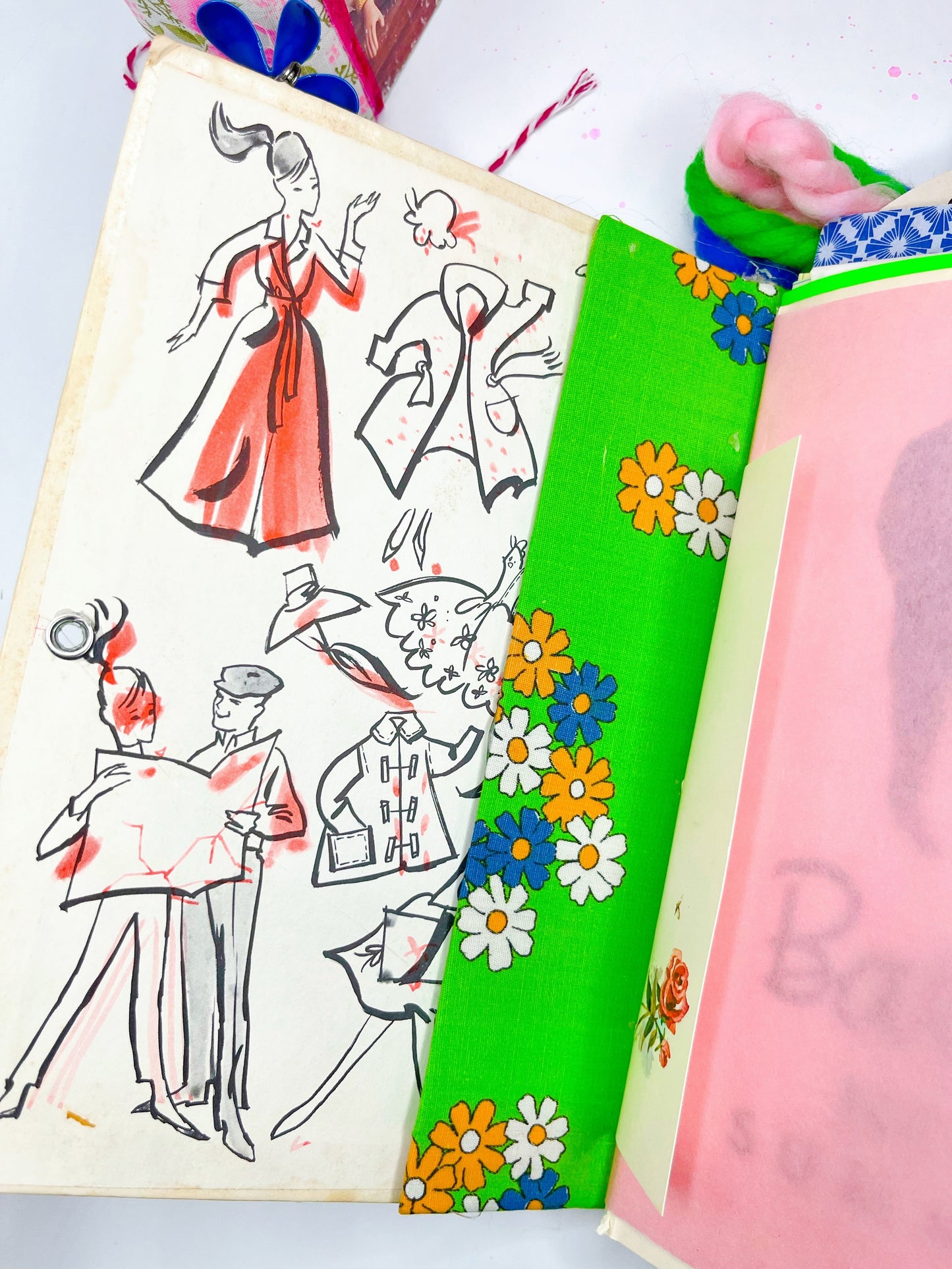 “Barbie’s New York Summer” vintage 1962 Barbie book handmade journal