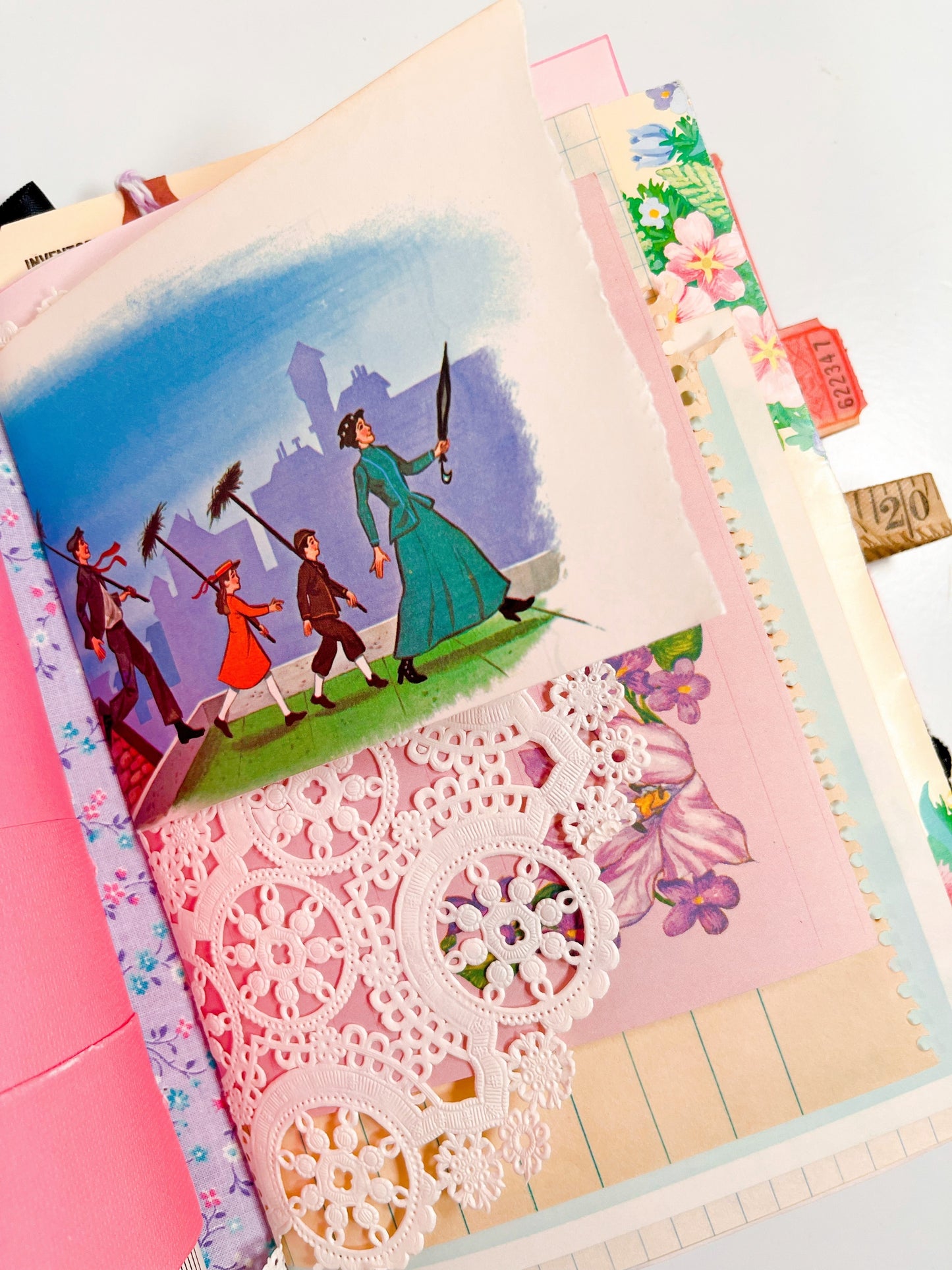 Mary Poppins vintage children’s book handmade journal