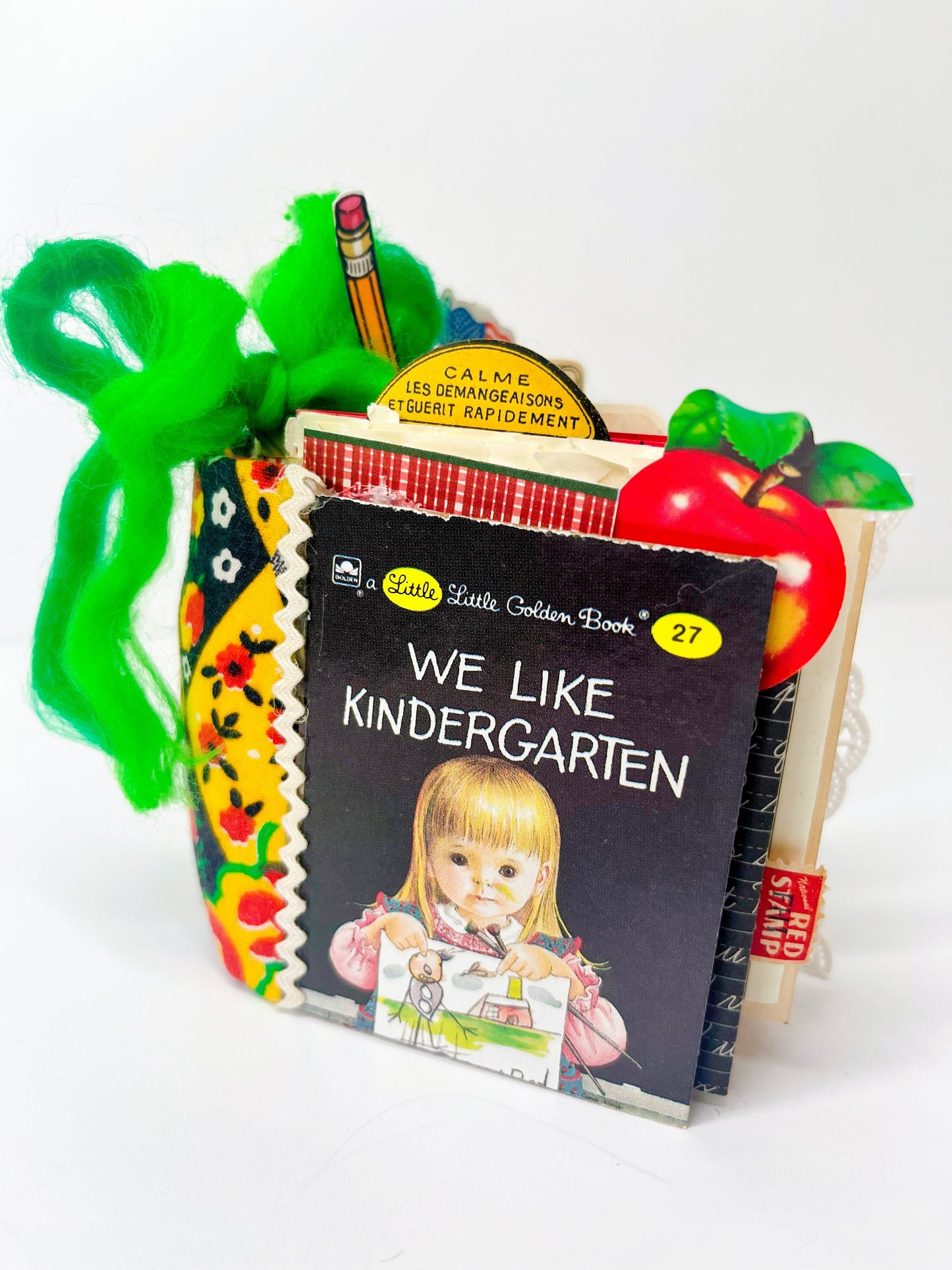 Little Little Golden Book handmade journal: We Like Kindergarten