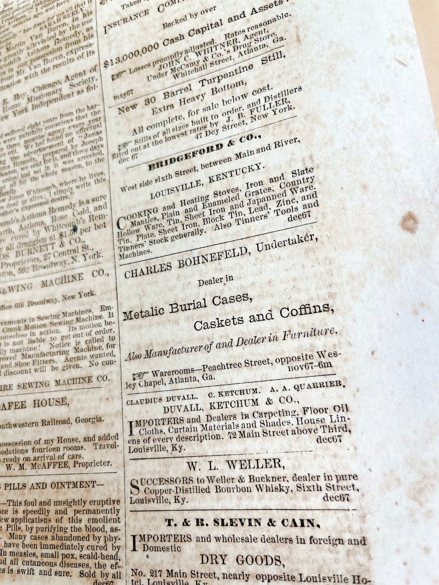Antique 1860’s magazine pages, one dozen