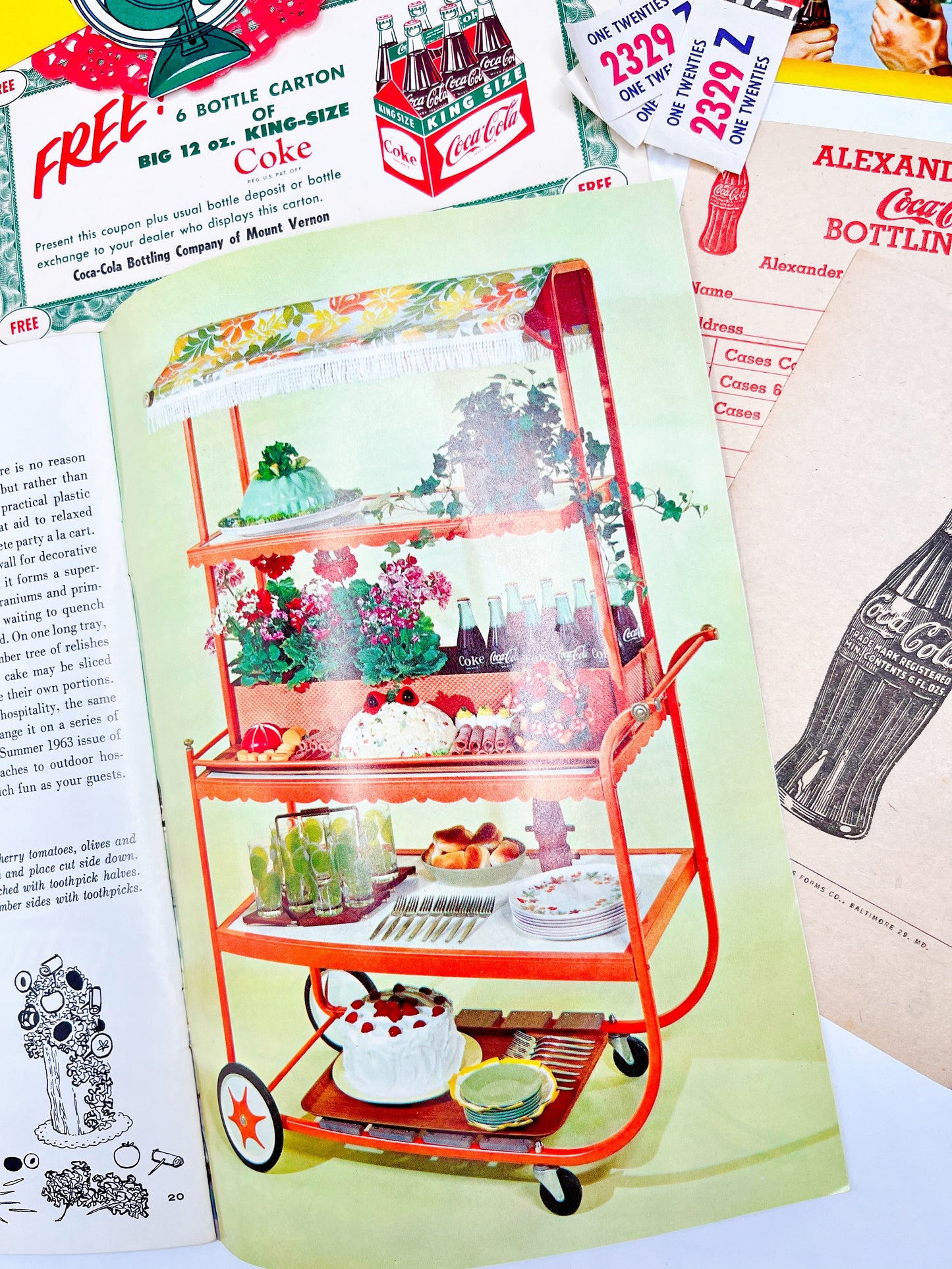 Vintage Coca Cola deluxe ephemera collection