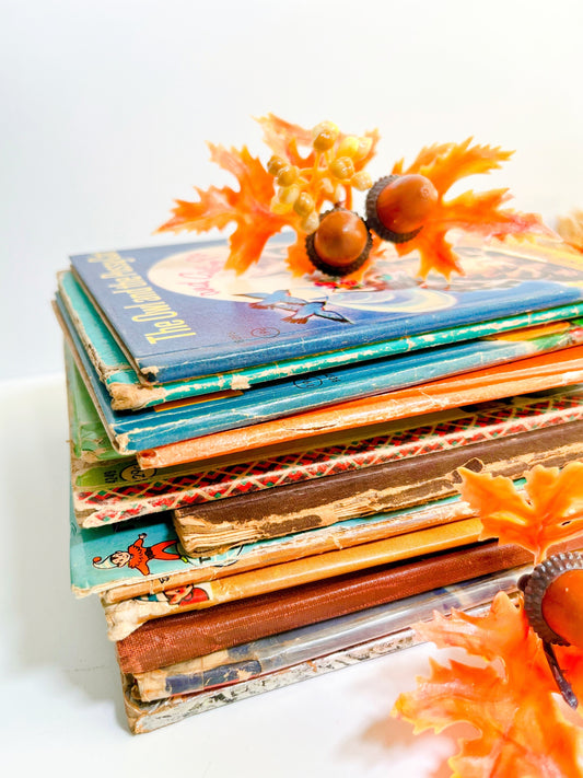 Vintage children’s book handmade journal fall PREORDER