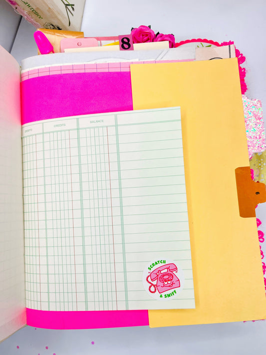 “Very Busy Barbie” vintage Little Golden Book handmade journal