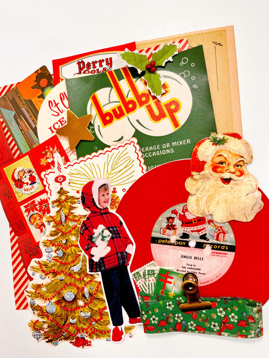 “Christmas of Yesteryear” vintage ephemera collection