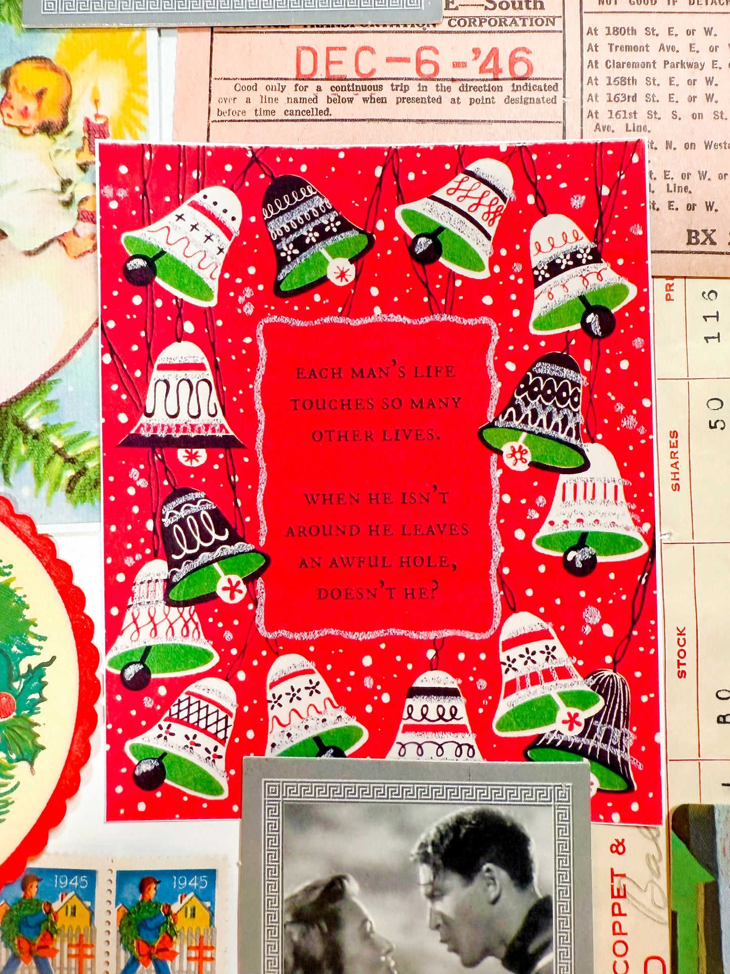 “It’s a Wonderful Life” vintage Christmas ephemera collection