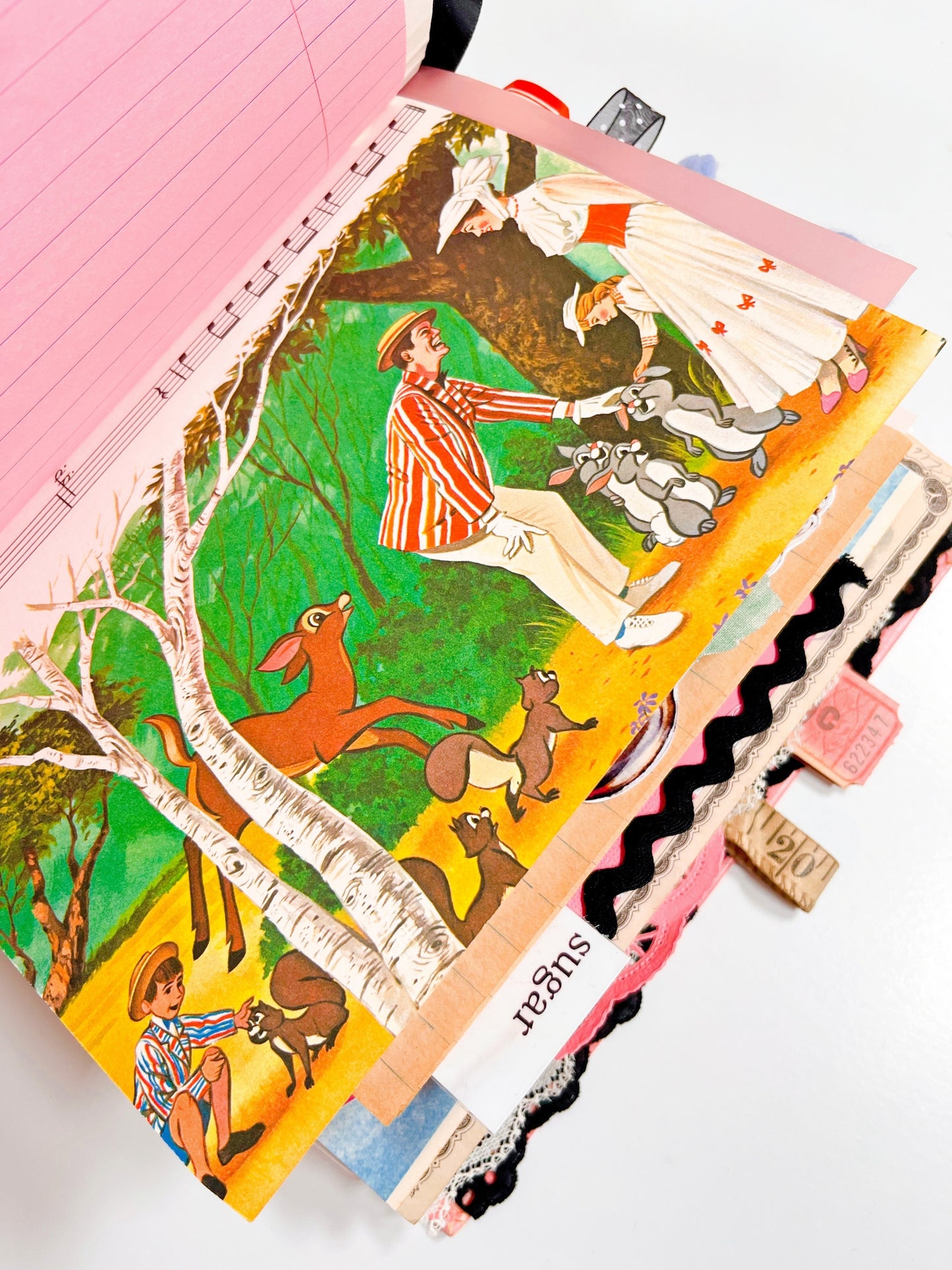 Mary Poppins vintage children’s book handmade journal