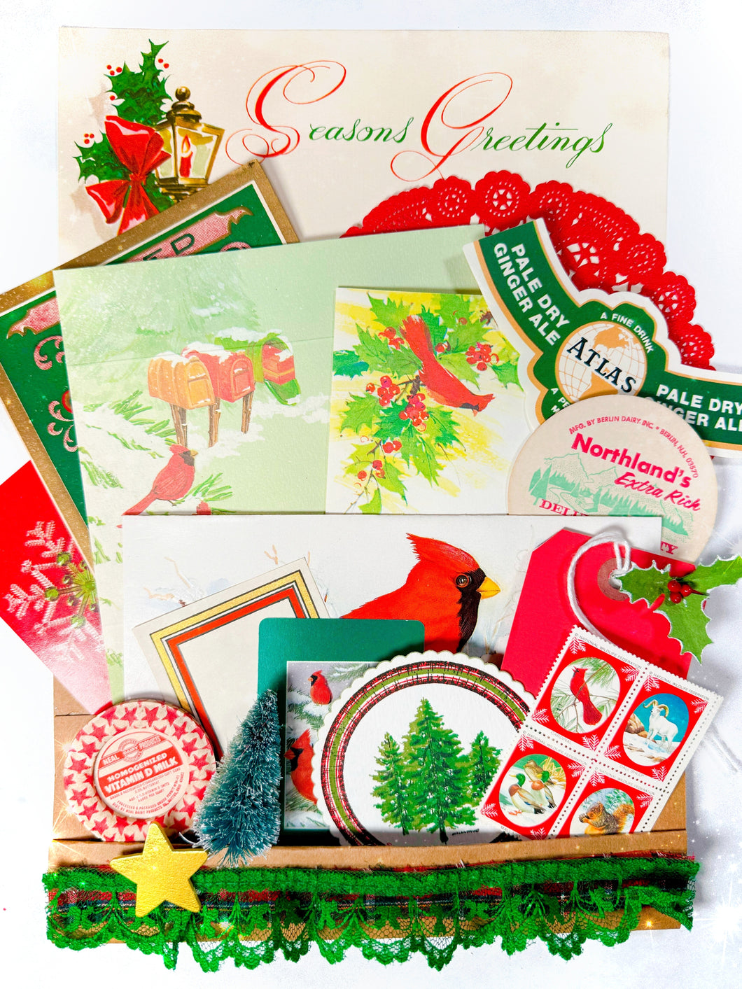 “Remembrance” vintage Christmas ephemera collection