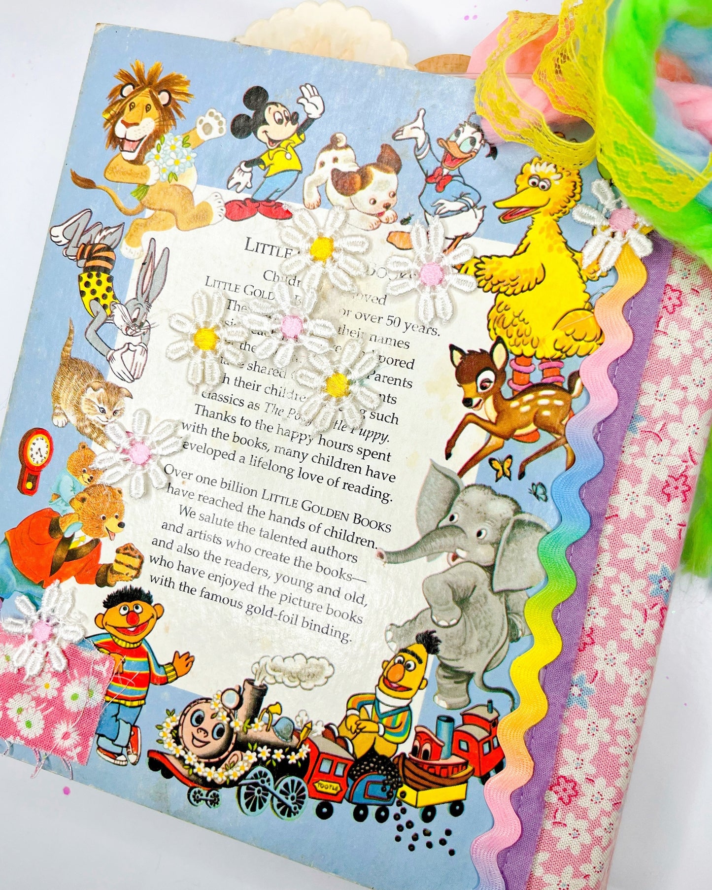 “A Picnic Surprise” vintage Barbie Little Golden Book handmade journal