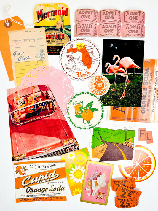 Florida Vacay vintage ephemera collection