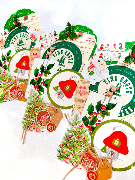 Forest Friends’ Christmas vintage ephemera collection