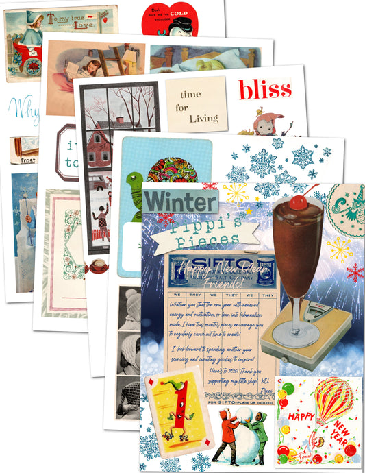 Pippi's Pieces: January 2025 edition digital download printable