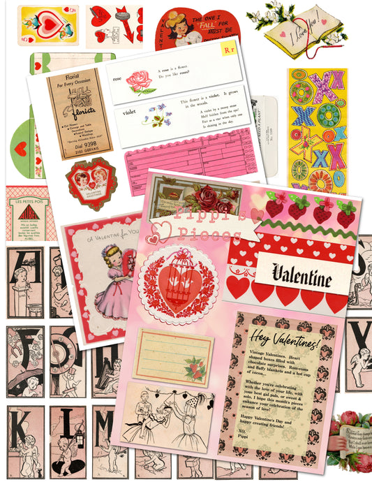 Pippi's Pieces: Valentine's edition '25 digital download printable