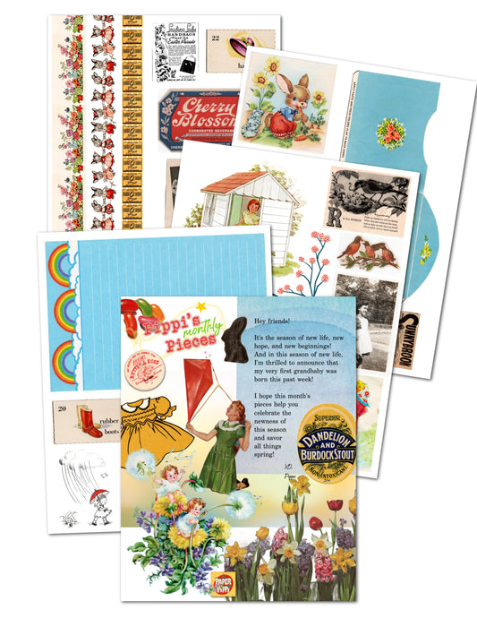 Pippi's Pieces: Spring Edition 2025 digital download printable