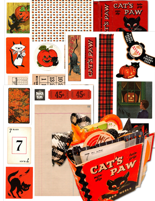 Cat's Paw box journal tutorial with digital downloads