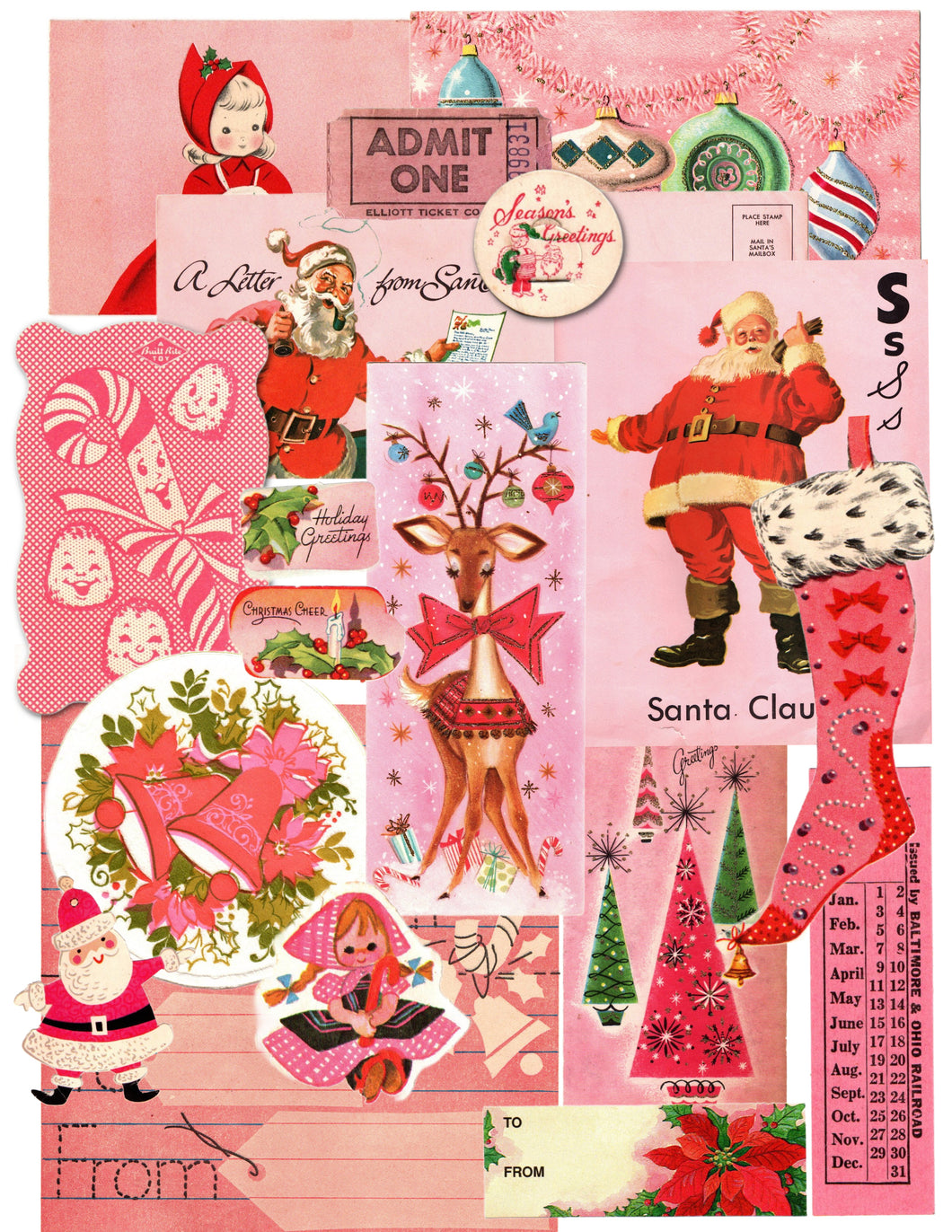 I'm Dreamin' of a Pink Christmas (2 pages)