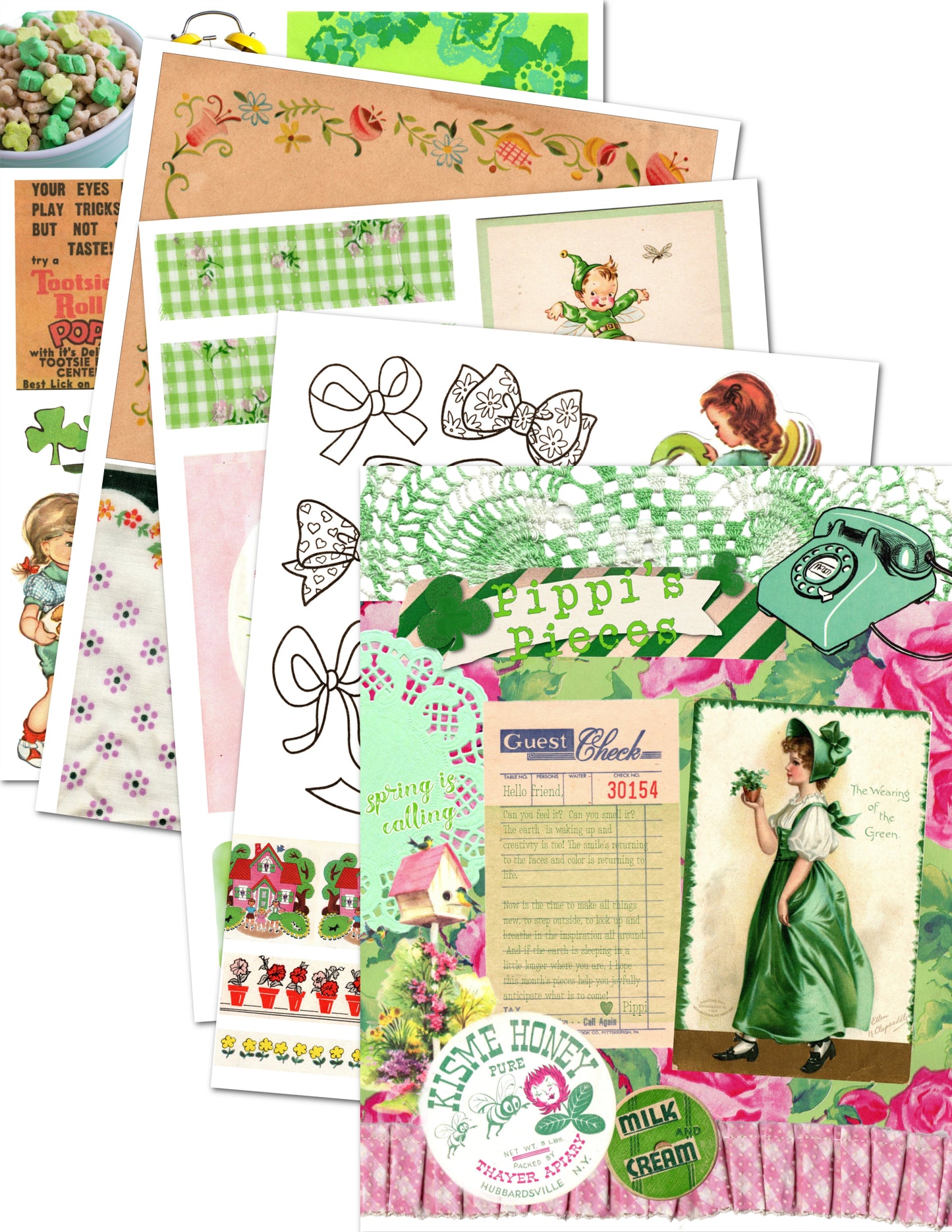 Pippi's Pieces: March 2026 digital download printable