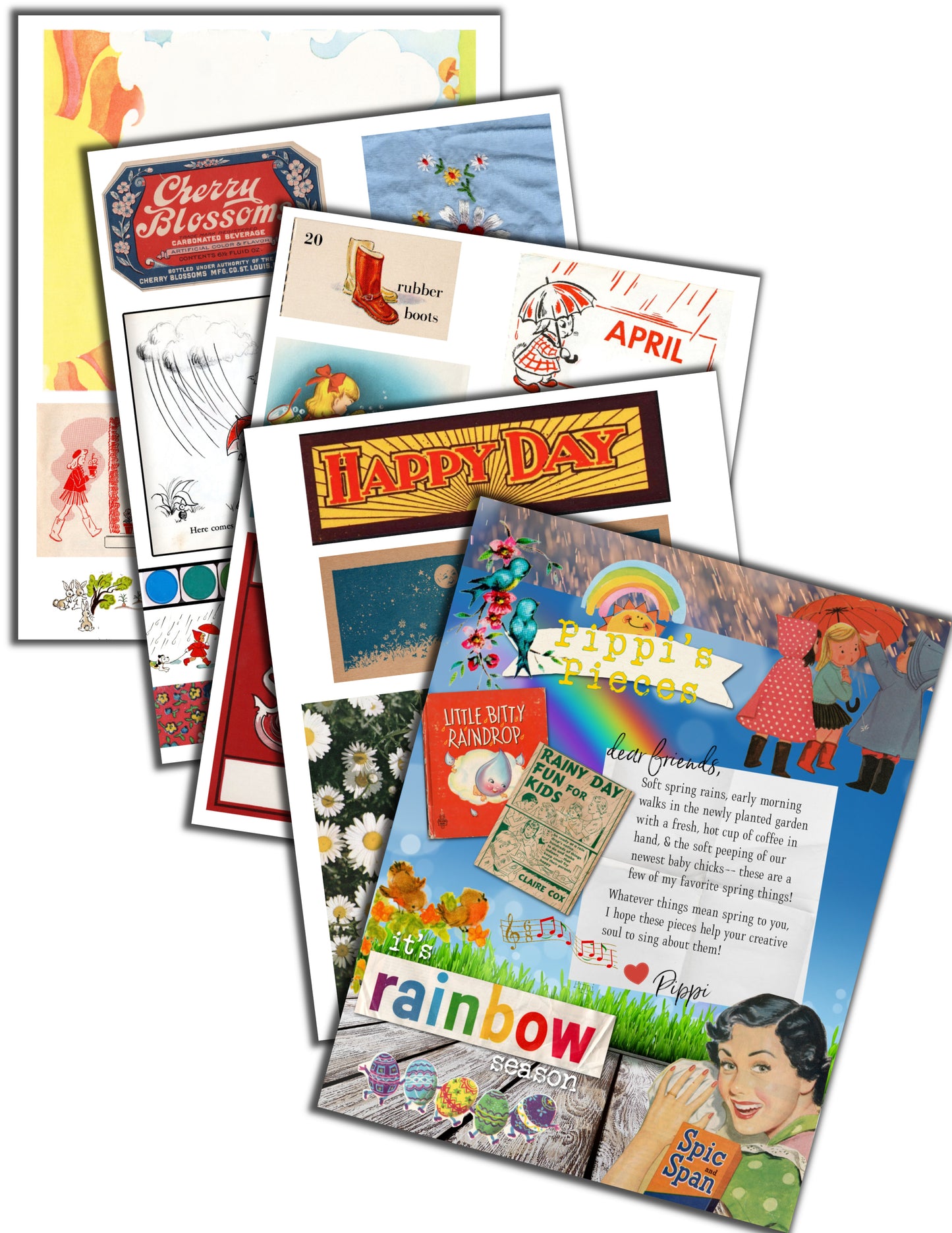 Pippi's Pieces: April 2026 digital download printable