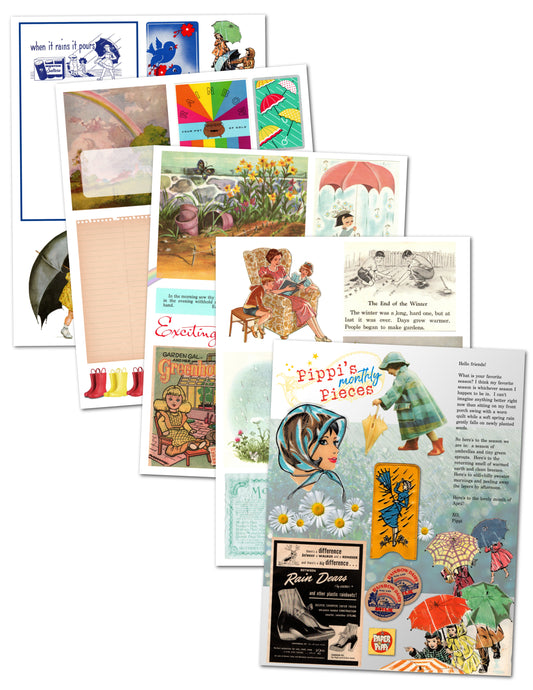Pippi's Pieces: April digital download printable