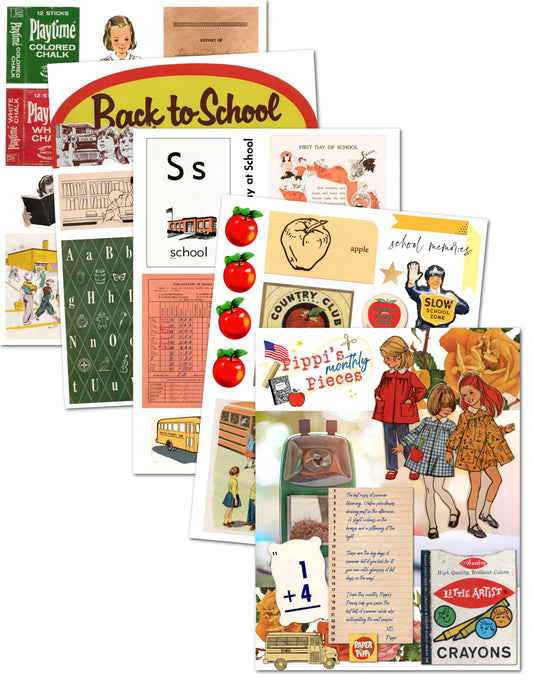 Pippi's Pieces: Back to School 2024 edition digital download printable