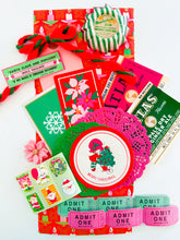 Load image into Gallery viewer, Pink Christmas vintage ephemera collection
