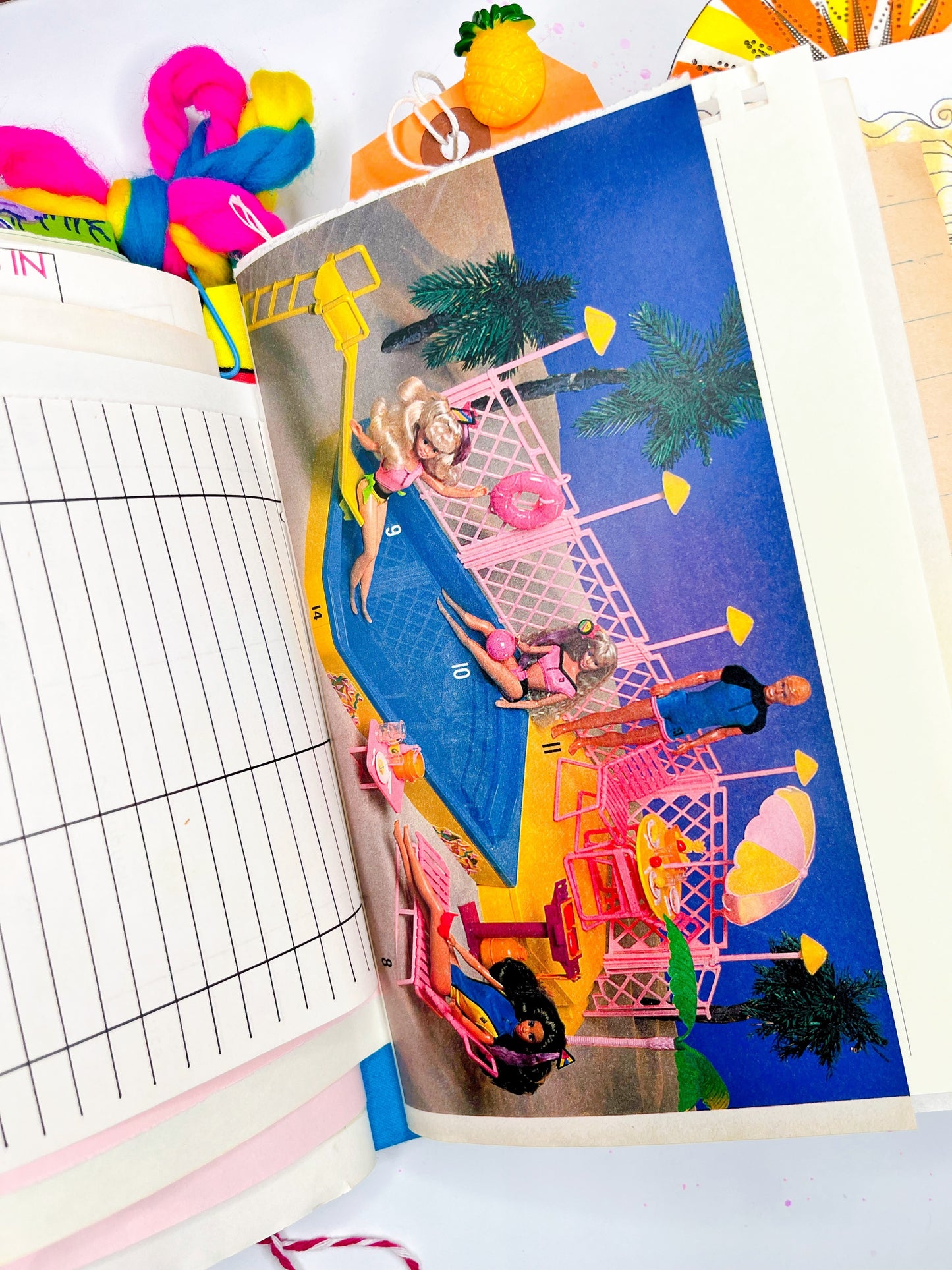 “Big Splash” vintage Barbie Little Golden Book handmade journal