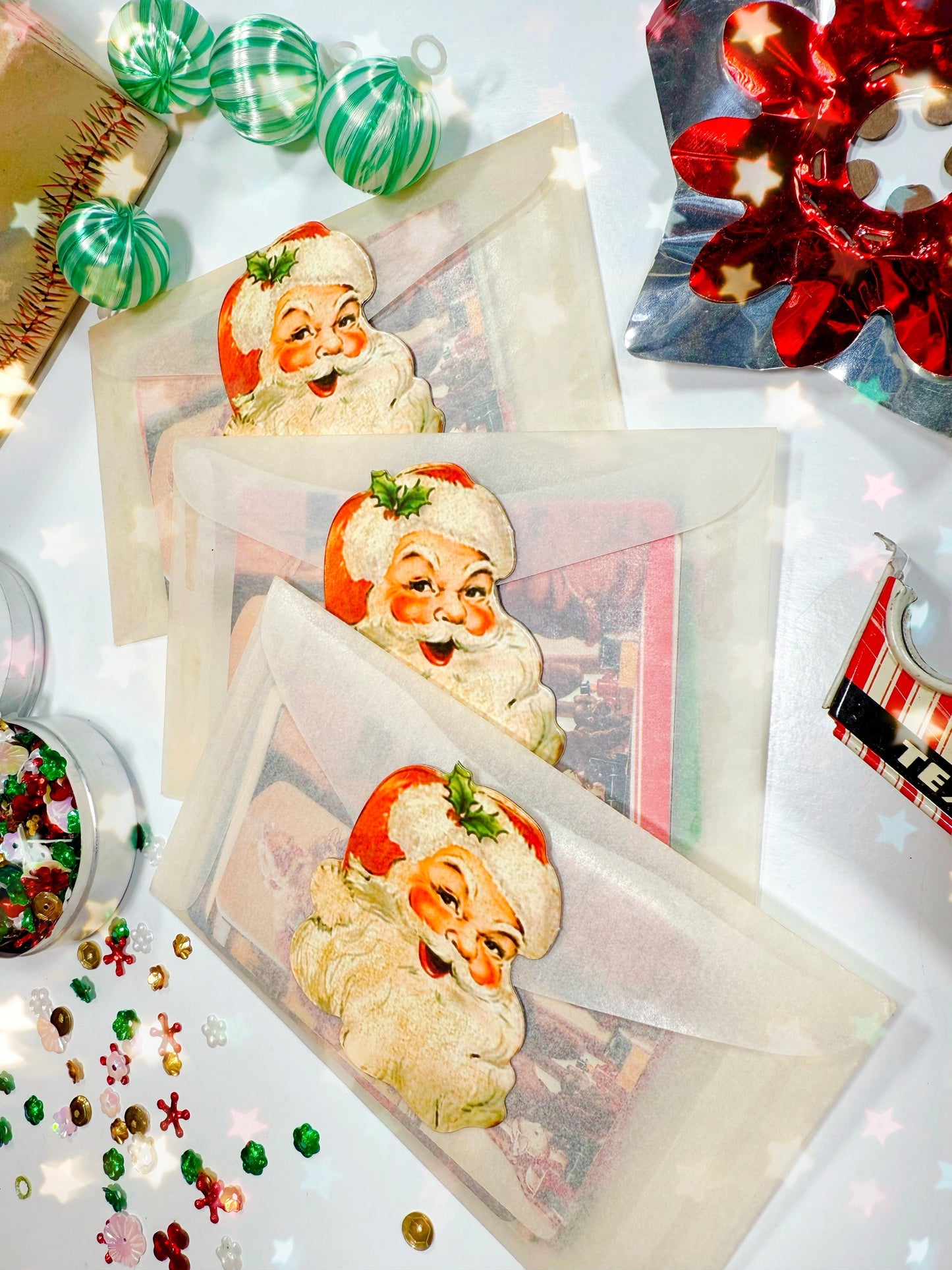 Coca Cola Santa vintage playing cards set of 9