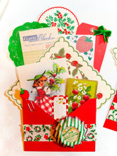 Load image into Gallery viewer, “Strawberry &amp; Holly” vintage ephemera collection
