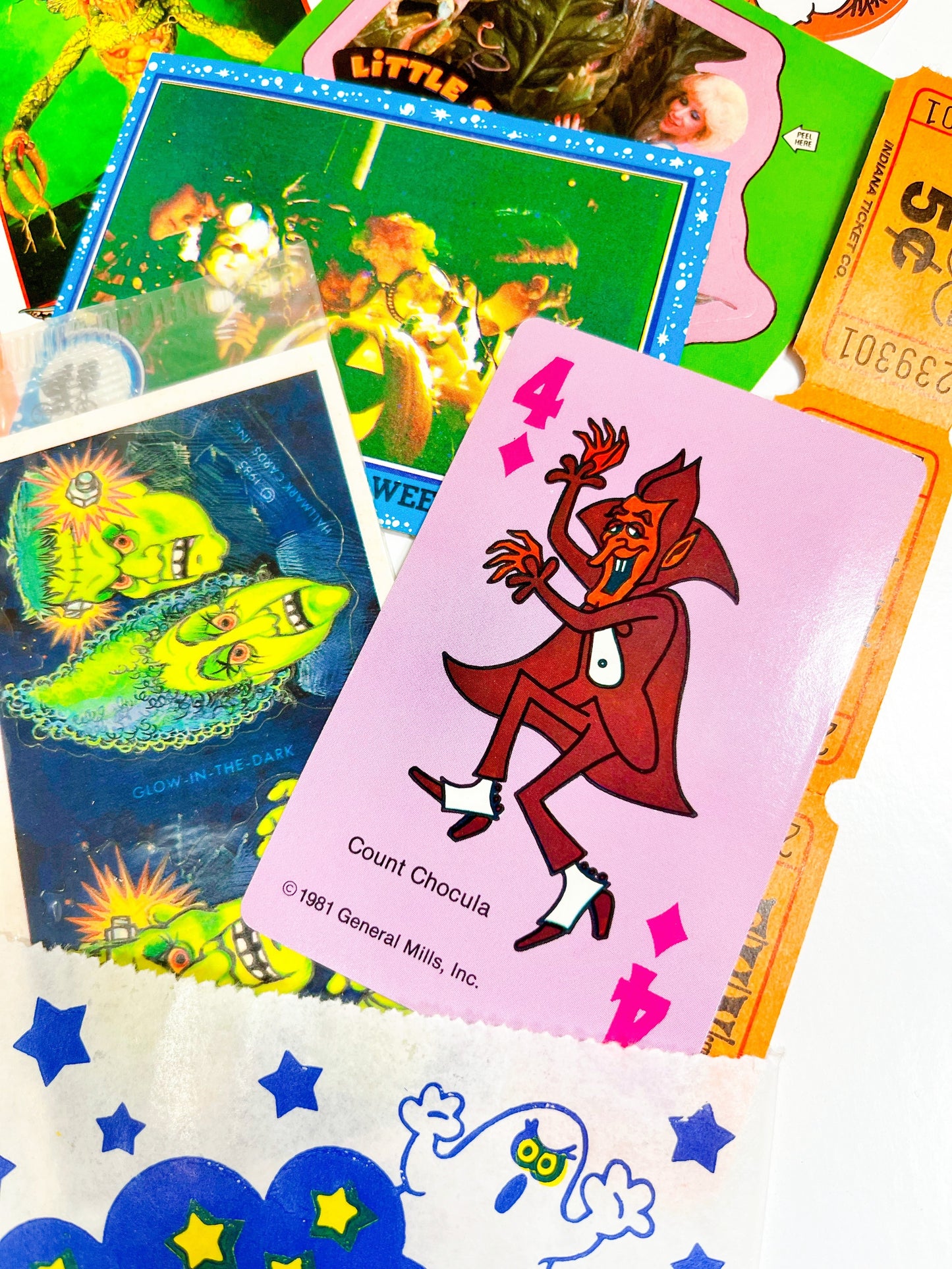 Updated!  1980’s ephemera Trick or Treat ephemera sack