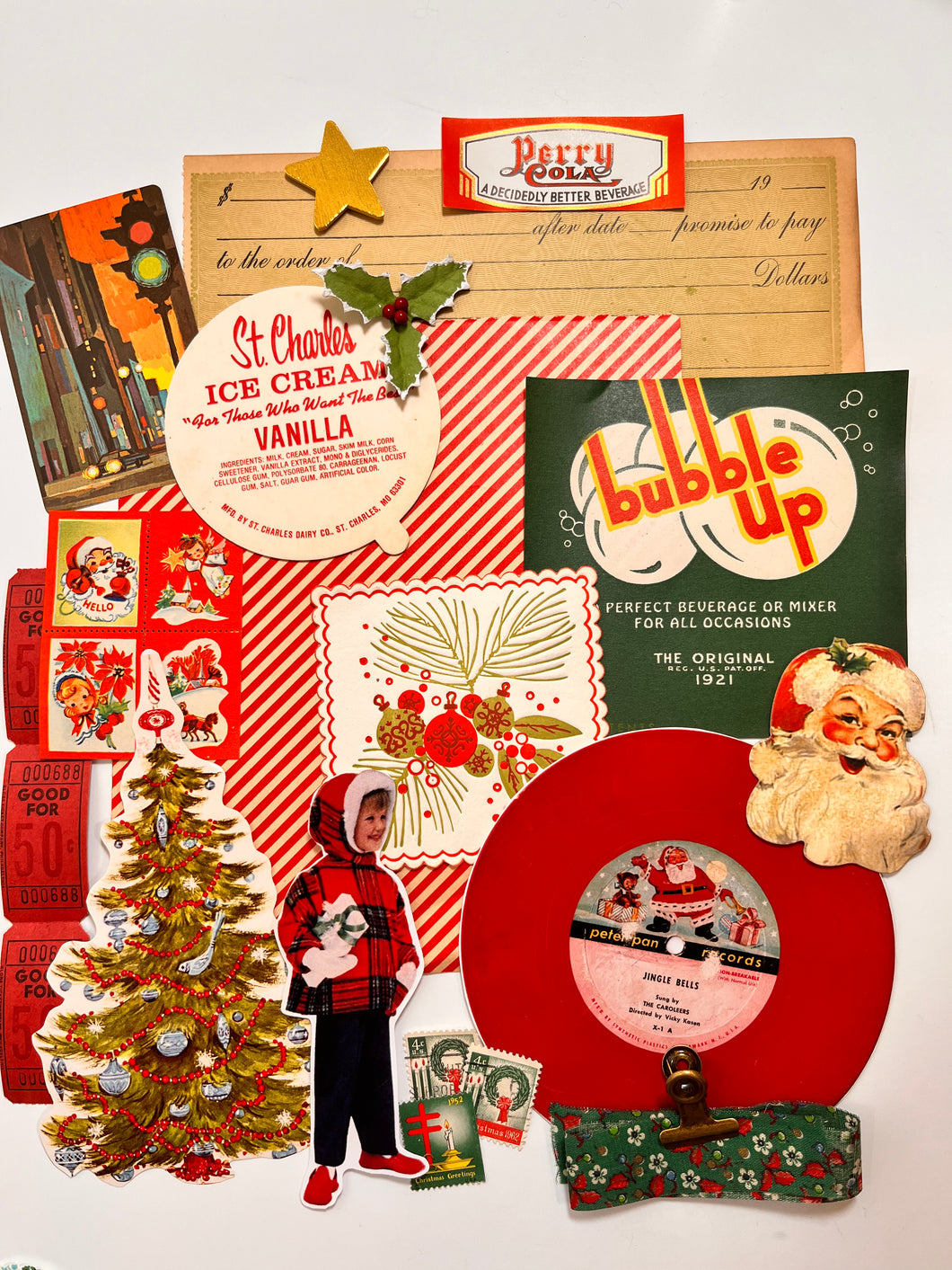 “Christmas of Yesteryear” vintage ephemera collection