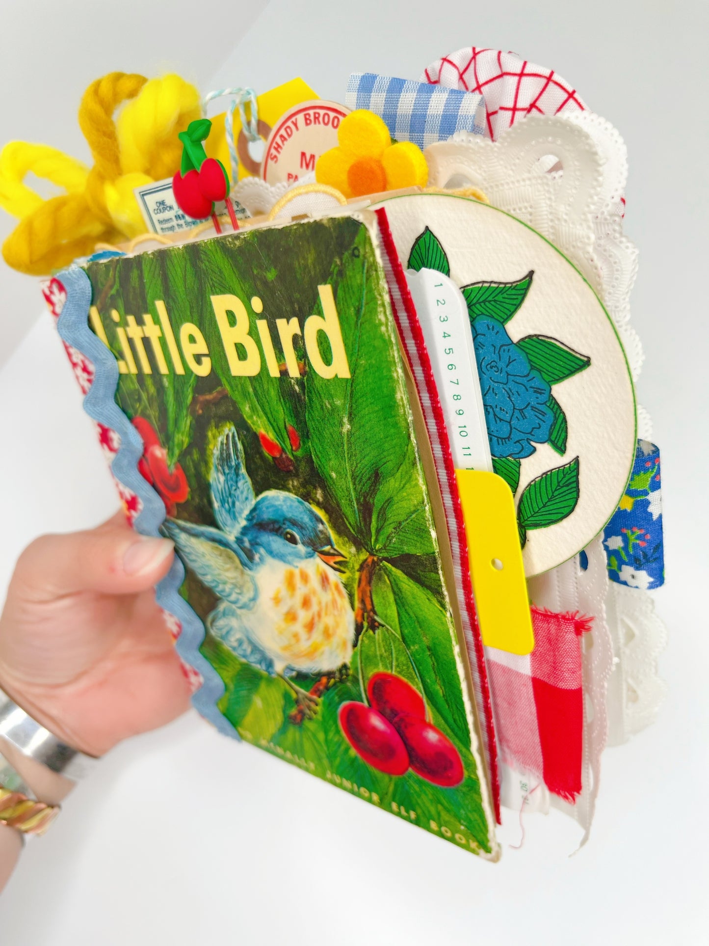 Little Bird vintage children’s book handmade journal PRE-ORDER