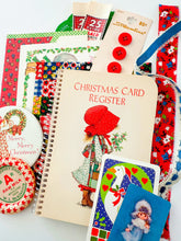 Load image into Gallery viewer, Vintage Holly Hobbie ephemera collection &amp; Christmas card register
