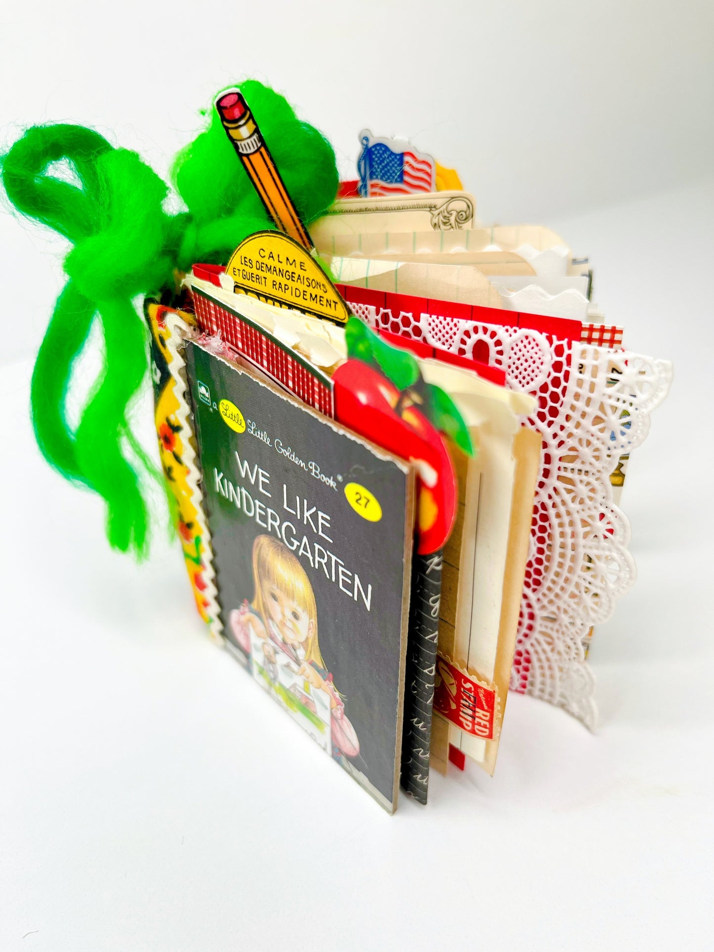Little Little Golden Book handmade journal: We Like Kindergarten