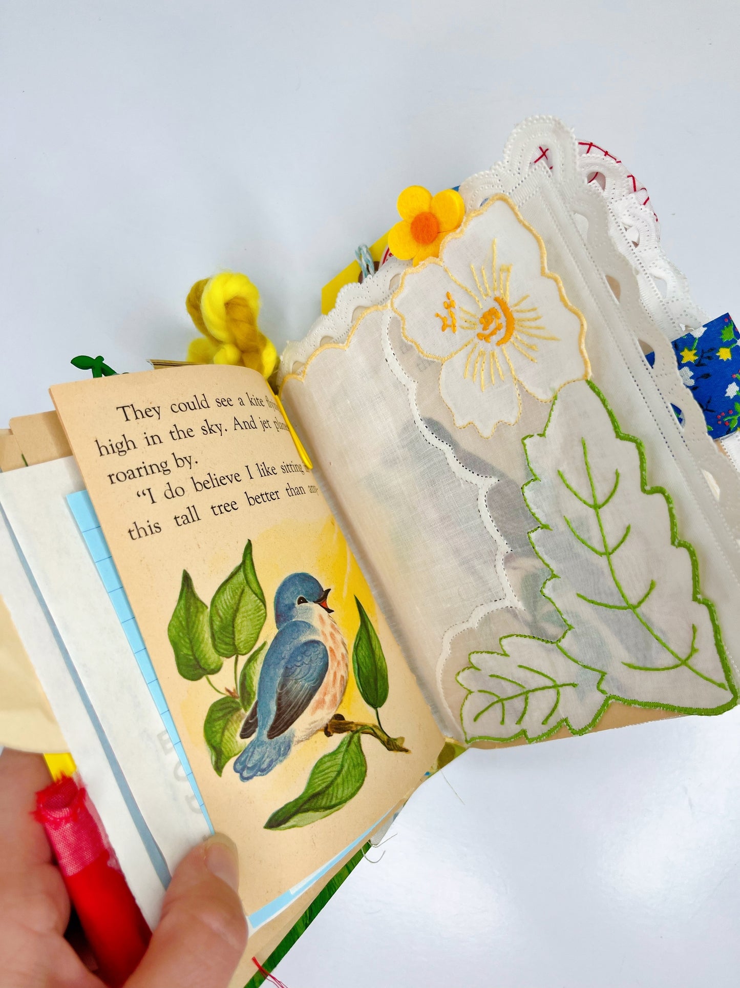 Little Bird vintage children’s book handmade journal PRE-ORDER