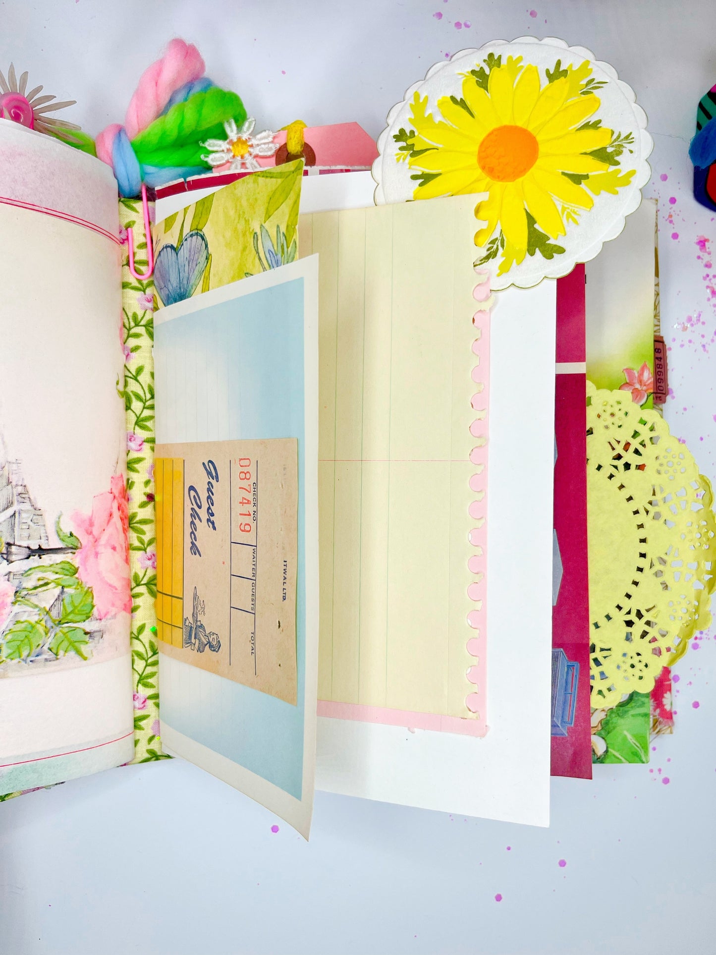 “A Picnic Surprise” vintage Barbie Little Golden Book handmade journal