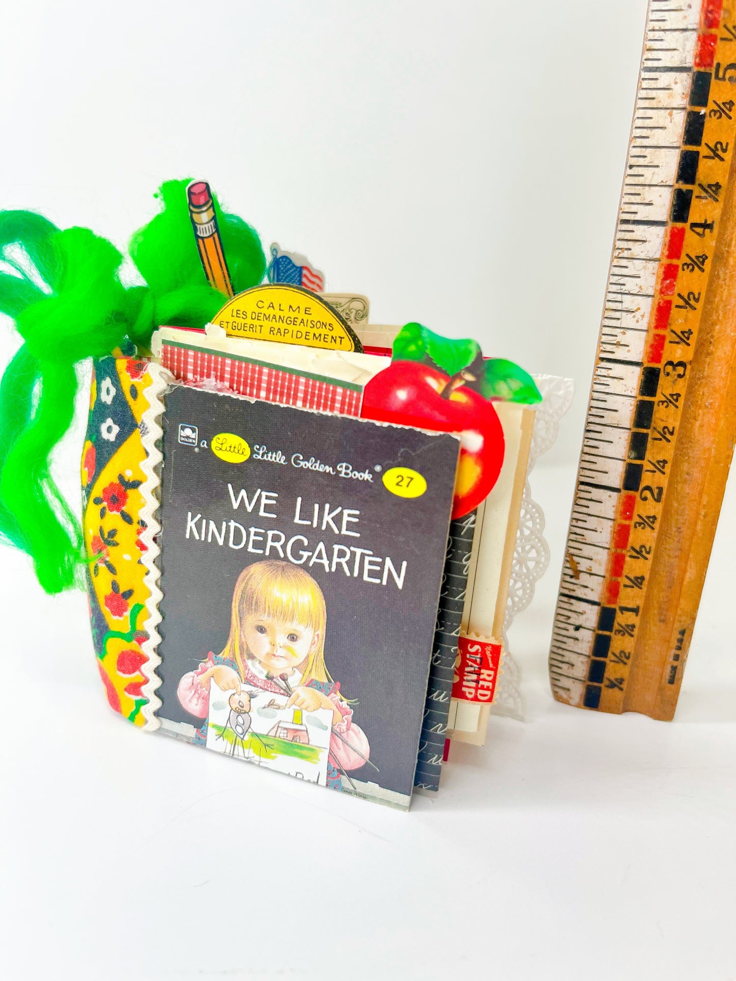 Little Little Golden Book handmade journal: We Like Kindergarten