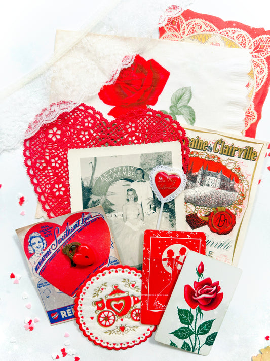 “An Affair to Remember” vintage Valentine ephemera collection