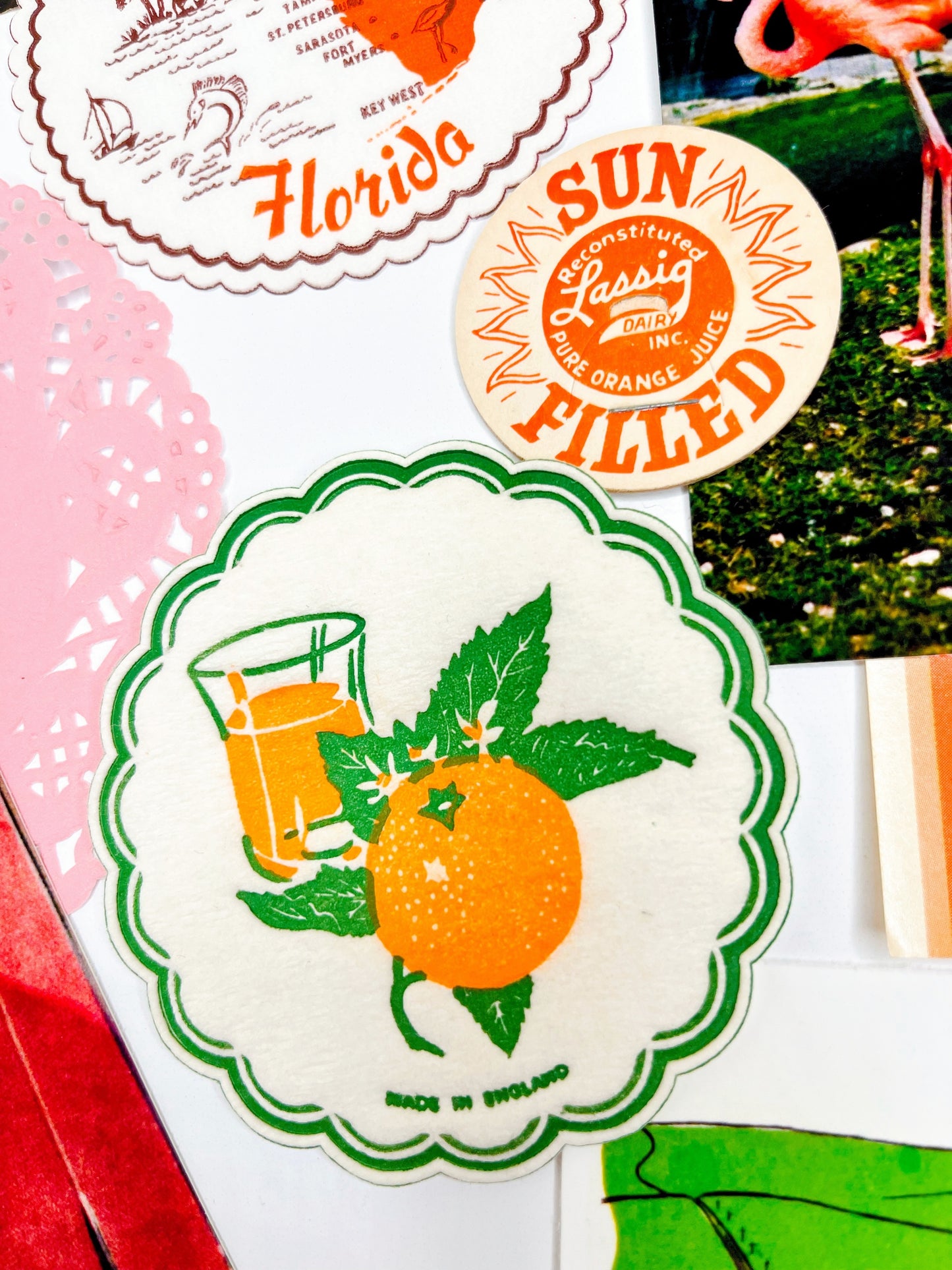 Florida Vacay vintage ephemera collection