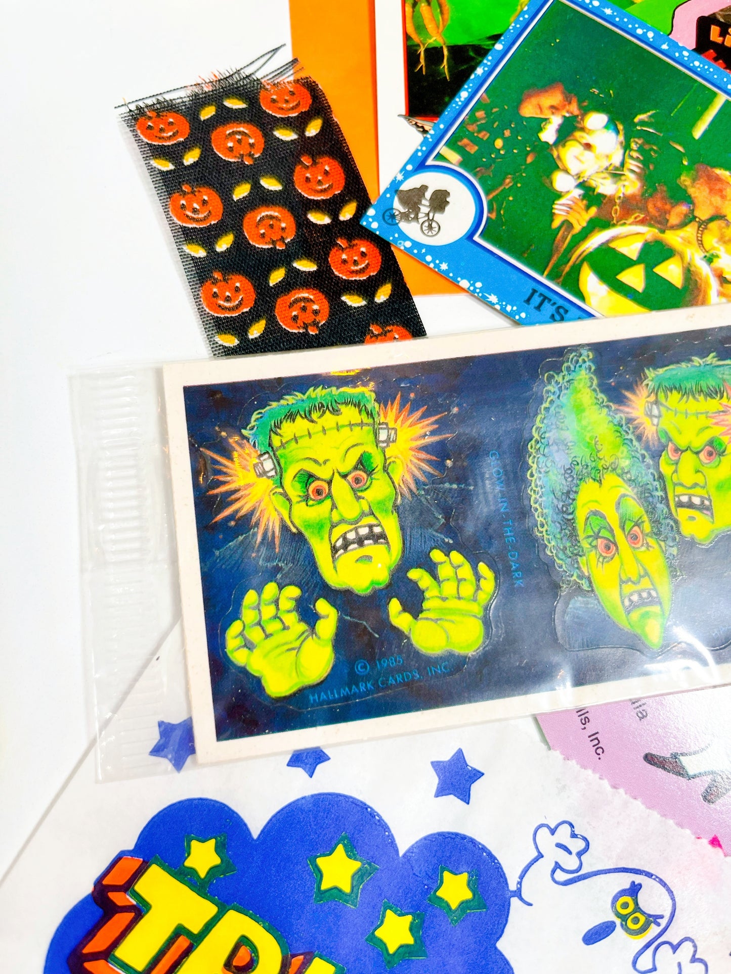 Updated!  1980’s ephemera Trick or Treat ephemera sack