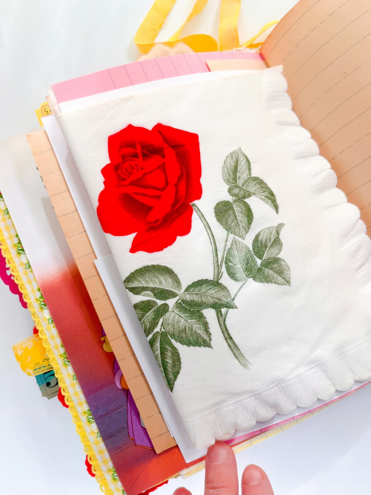 “Beauty & the Beast” vintage children’s book handmade journal