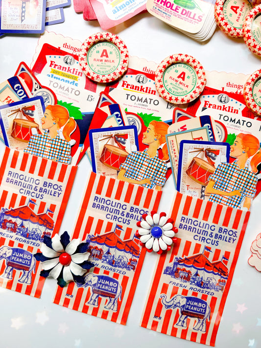 Saturday Special: Red, White, & Blue vintage ephemera collection