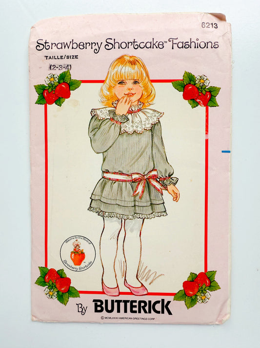 PREORDER: Vintage Strawberry Shortcake pattern envelope handmade journal