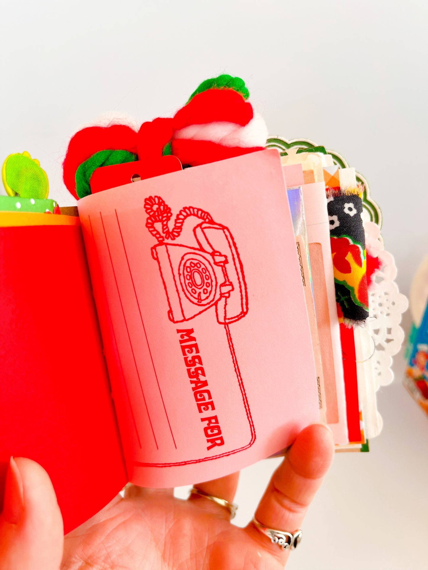 Retro Saturday morning mini cereal box handmade journal:  Apple Jacks