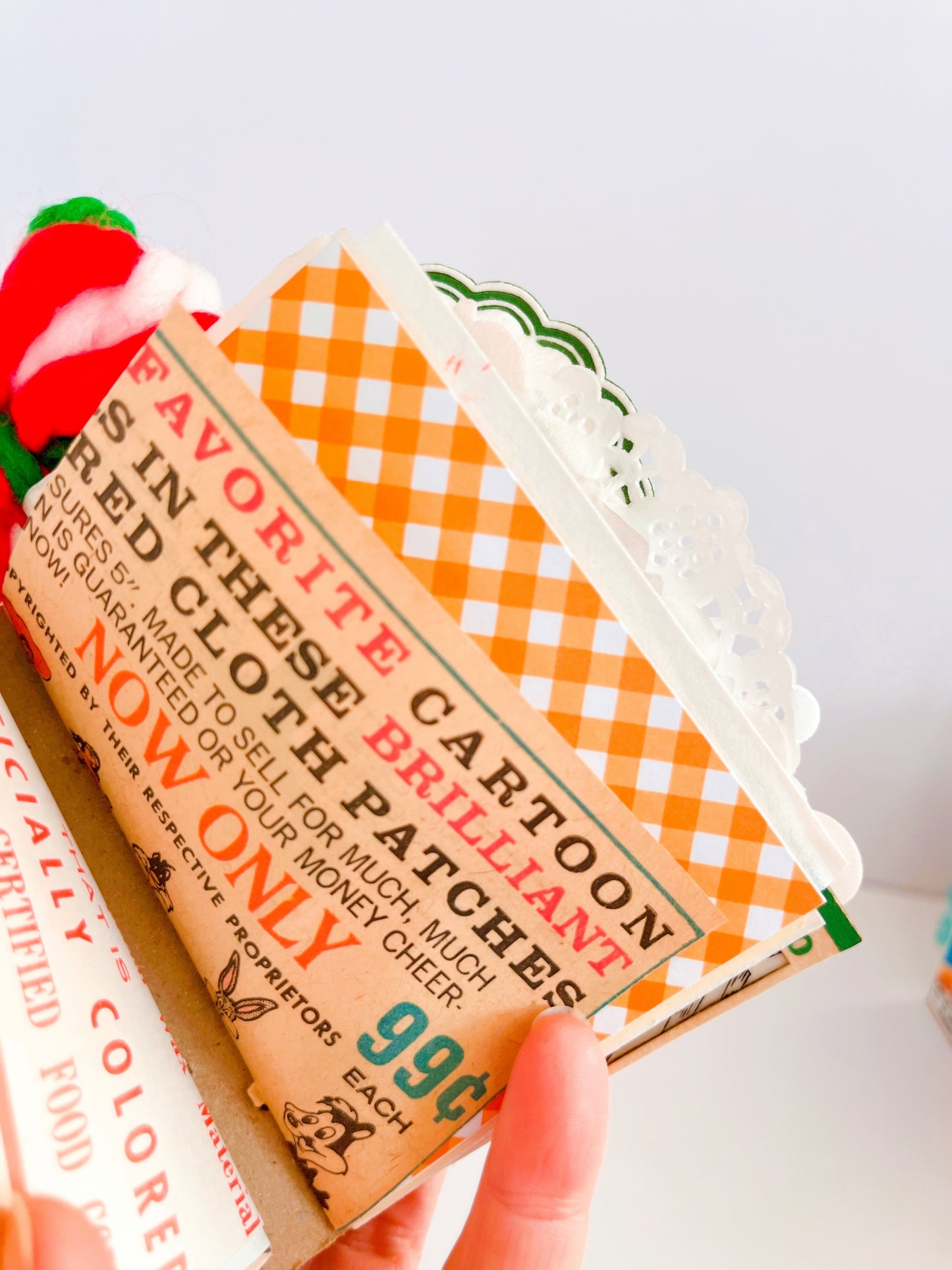 Retro Saturday morning mini cereal box handmade journal:  Apple Jacks