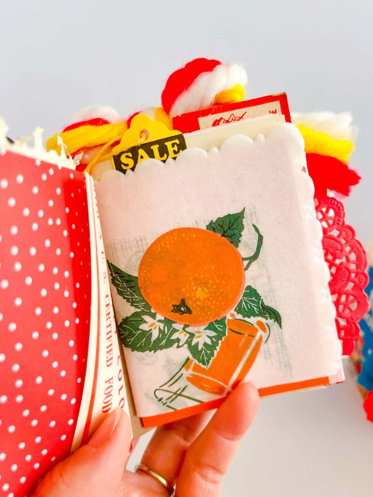 Retro Saturday morning mini cereal box handmade journal: Golden Grahams