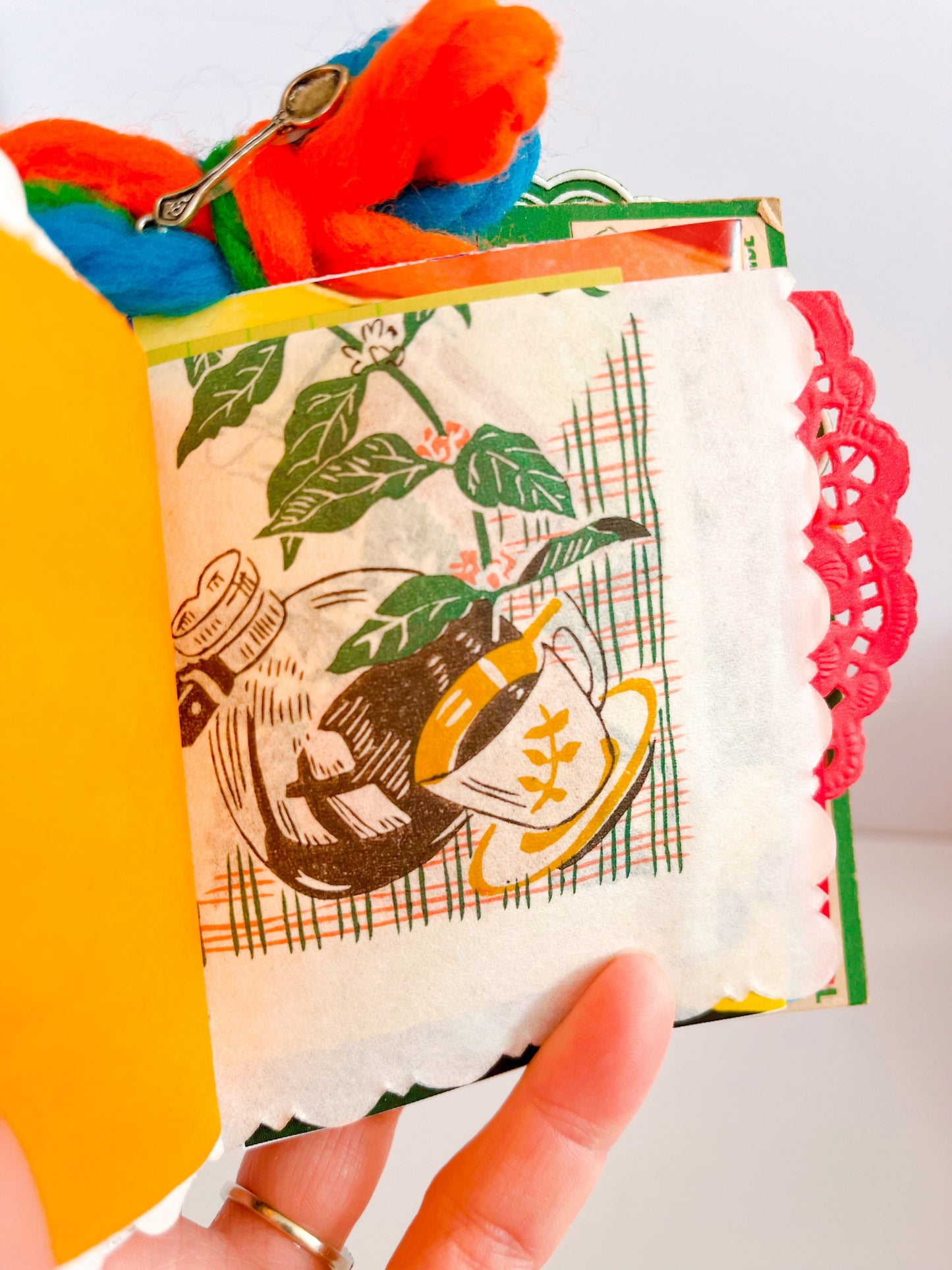 Retro Saturday morning mini cereal box handmade journal: Life cereal