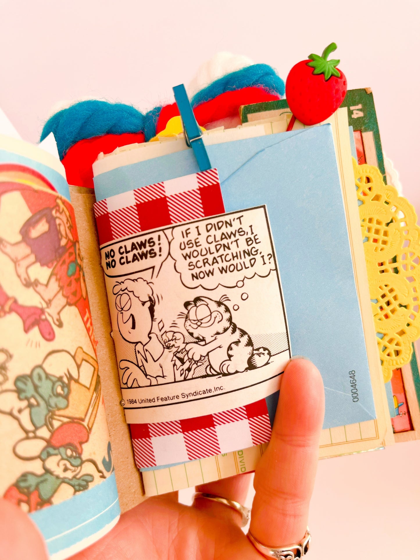Retro Saturday morning mini cereal box handmade journals: Rice Krispies