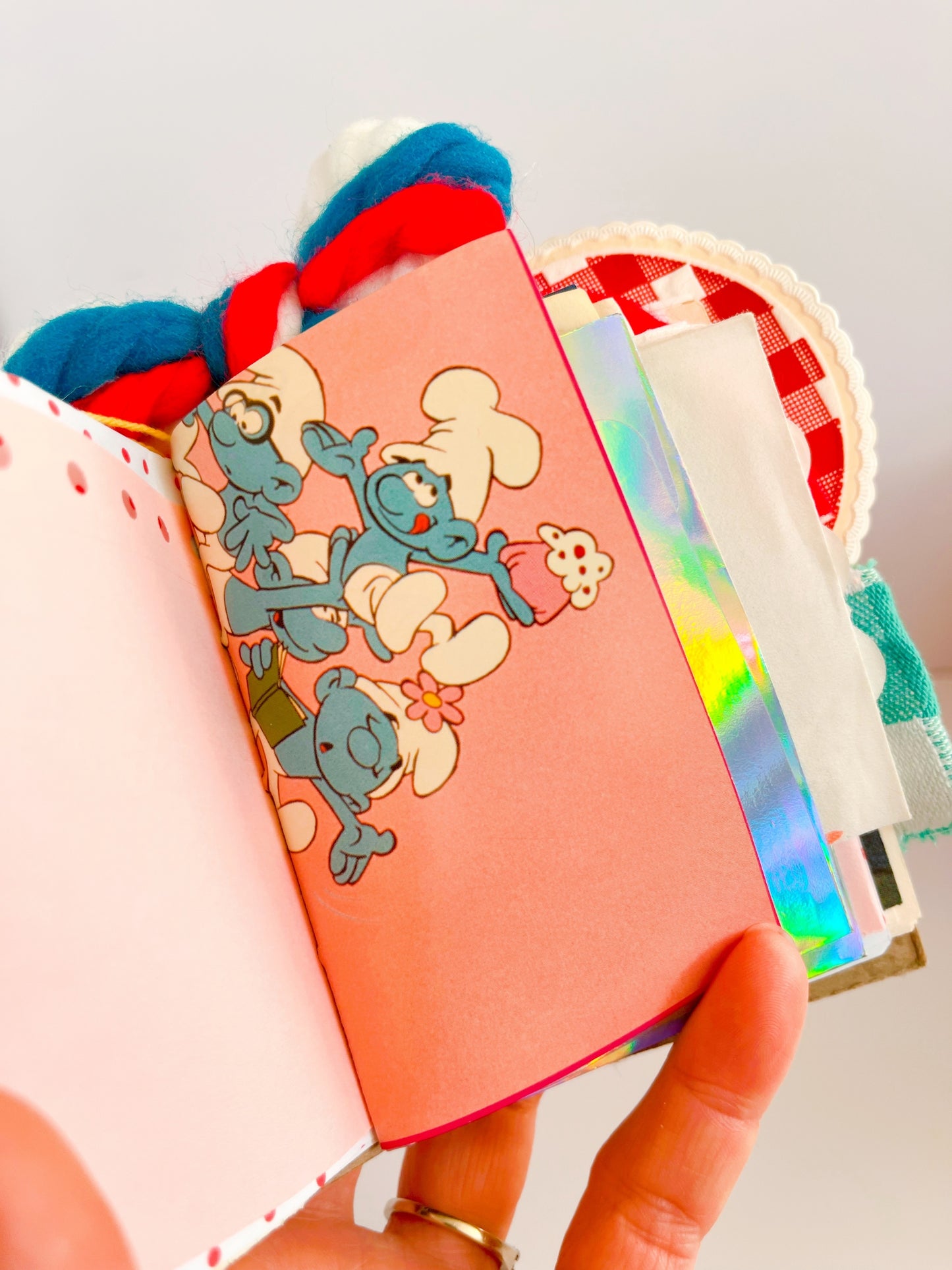 Retro Saturday morning mini cereal box handmade journals: Rice Krispies