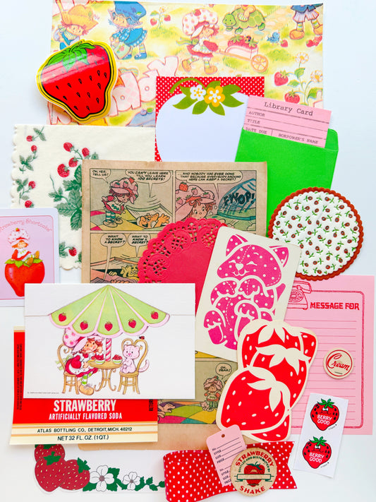 Vintage Strawberry Shortcake ephemera collection