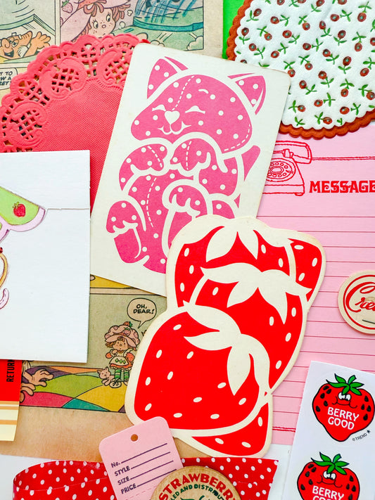 Vintage Strawberry Shortcake ephemera collection
